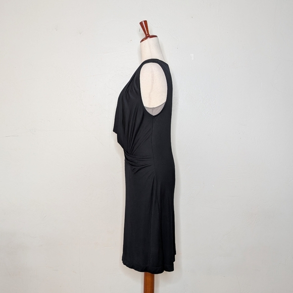 Theory‎ Drape Neck Layered Sleeveless Modal Tank Dress Size Medium - Picture 4 of 8